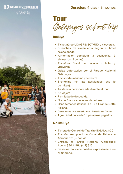 School Trip Galápagos